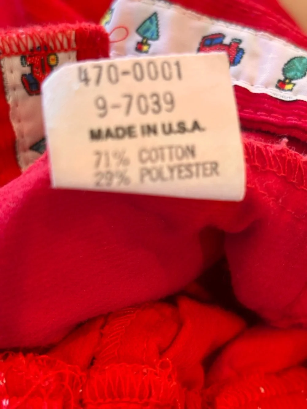 OshKosh‎ B'gosh Red Suspender Overalls with White Top - Made in USA